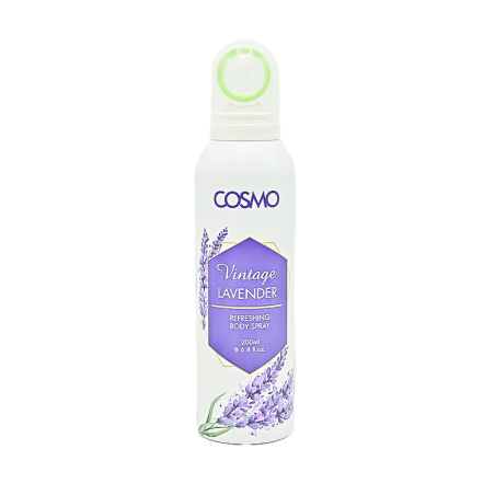 COSMO VINTAGE LAVANDE SPRAY CORPOREL RAFRAÎCHISSANT 200 ML